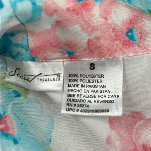 Vintage Secret Treasures Floral Sexy Slip Nightgown & Robe Set Small - Picture 12 of 15